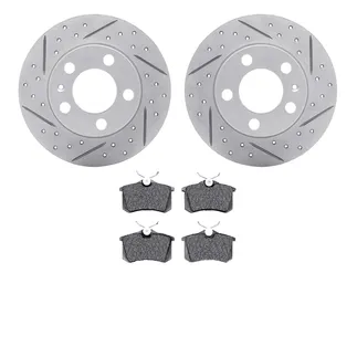 R1 Concepts WBTN1-74030 Brake Rotors - Carbon Coated - D/S W/ Euro Ceramic Pads